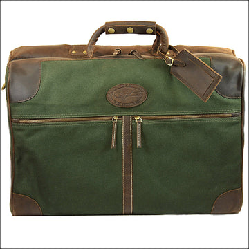 18“W x 12“H x 9“D Leather Duffle Bag 18 Inches